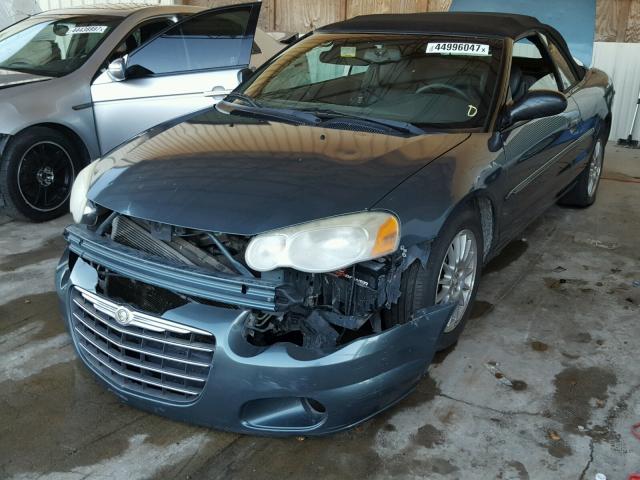 1C3EL55R46N197837 - 2006 CHRYSLER SEBRING TEAL photo 2