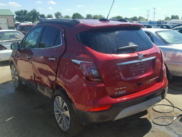 KL4CJASB8JB638933 - 2018 BUICK ENCORE PRE RED photo 3