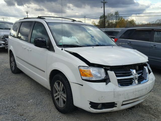 2D4RN5DX7AR128016 - 2010 DODGE GRAND CARA WHITE photo 1