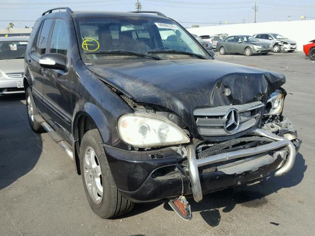 4JGAB57E74A498951 - 2004 MERCEDES-BENZ ML 350 BLACK photo 9