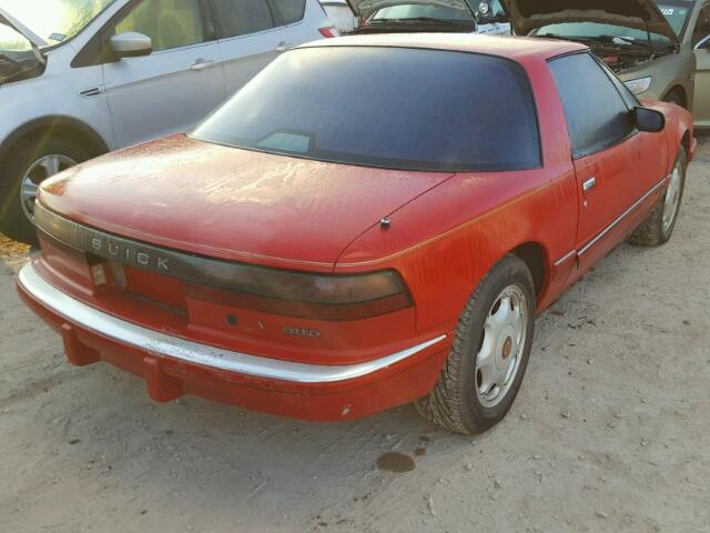 1G4EC13LXMB900810 - 1991 BUICK REATTA RED photo 4