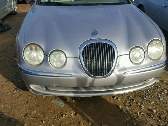 SAJDA01D3YGL62151 - 2000 JAGUAR S-TYPE SILVER photo 9