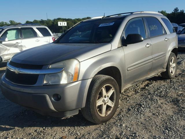 2CNDL63F656130631 - 2005 CHEVROLET EQUINOX LT GRAY photo 2