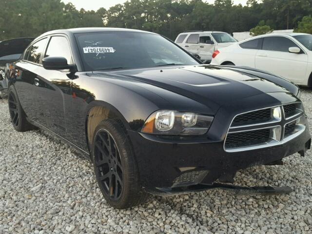 2C3CDXBG3DH502009 - 2013 DODGE CHARGER BLACK photo 1