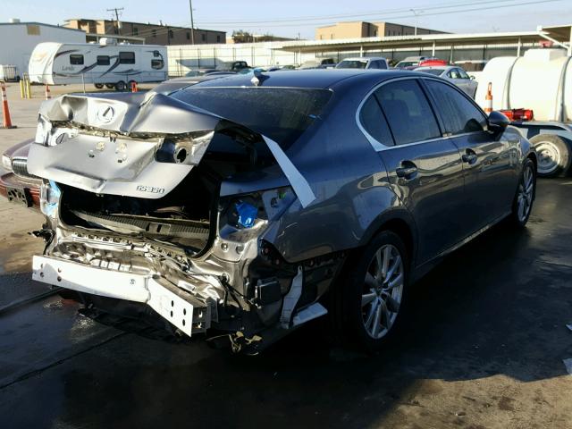 JTHBE1BL2E5038684 - 2014 LEXUS GS 350 GRAY photo 4