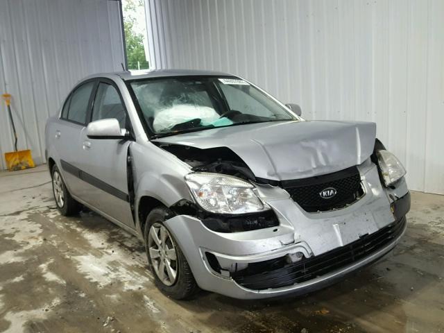 KNADE223X96487074 - 2009 KIA RIO BASE SILVER photo 1