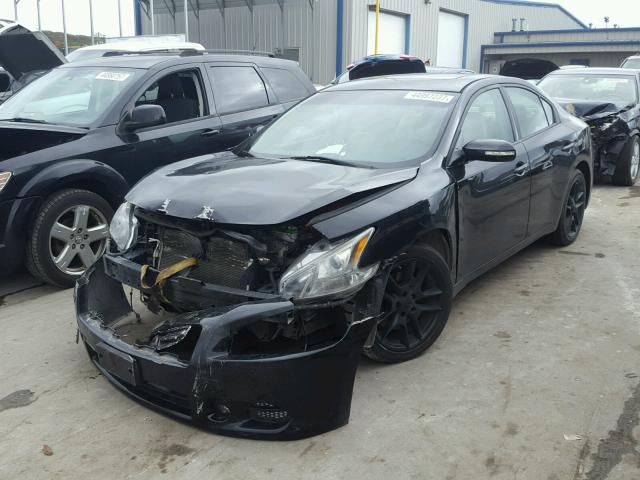 1N4AA5AP9AC842755 - 2010 NISSAN MAXIMA S BLACK photo 2