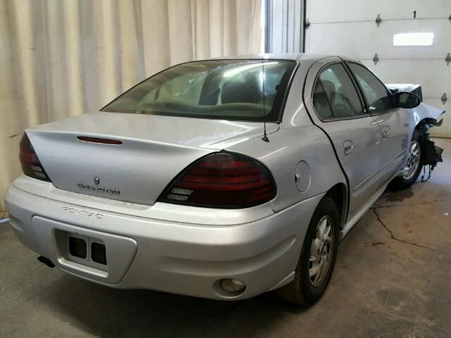 1G2NE52F74C206334 - 2004 PONTIAC GRAND AM S Արծաթագույն լուսանկար 4