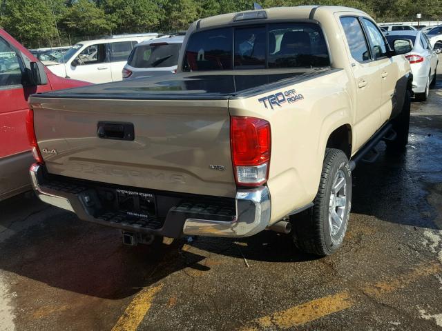 5TFCZ5AN6GX008289 - 2016 TOYOTA TACOMA TAN photo 4