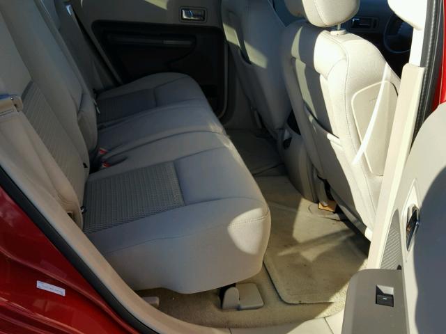 2FMDK36C57BA83539 - 2007 FORD EDGE Червоний фото 6