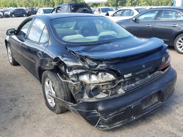1G2WK52J81F226586 - 2001 PONTIAC GRAND PRIX შავი ფოტო 3