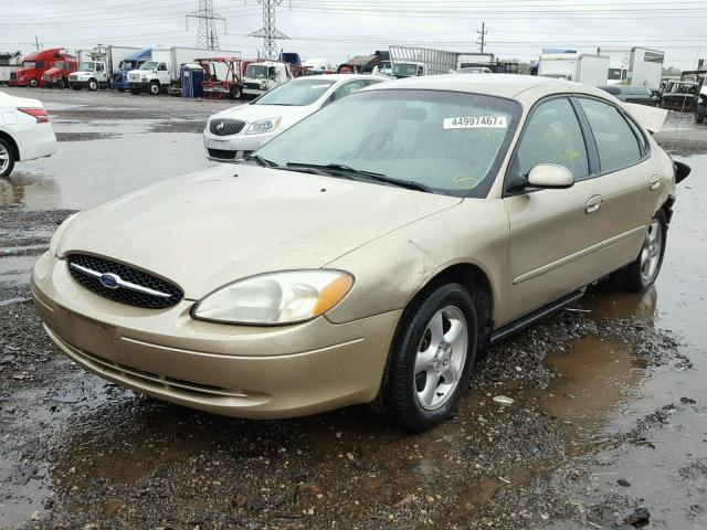 1FAFP55U81G183905 - 2001 FORD TAURUS SES GOLD photo 2