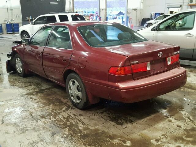 4T1BG22K81U799143 - 2001 TOYOTA CAMRY CE MAROON photo 3