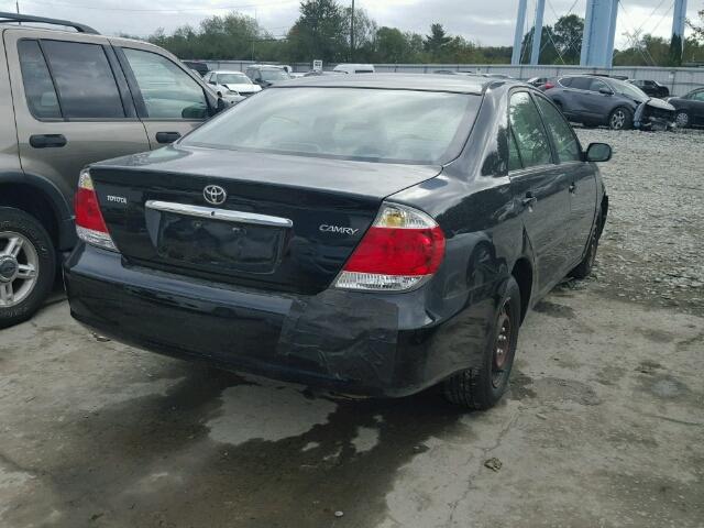 4T1BE32K66U728090 - 2006 TOYOTA CAMRY LE BLACK photo 4