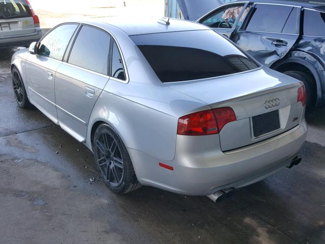 WAUGL78E75A534917 - 2005 AUDI NEW S4 QUA SILVER photo 3