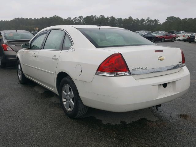 2G1WT58K989204651 - 2008 CHEVROLET IMPALA LT WHITE photo 3