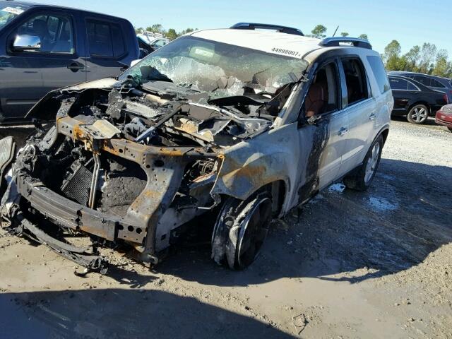 1GKER23717J135965 - 2007 GMC ACADIA SLT WHITE photo 2