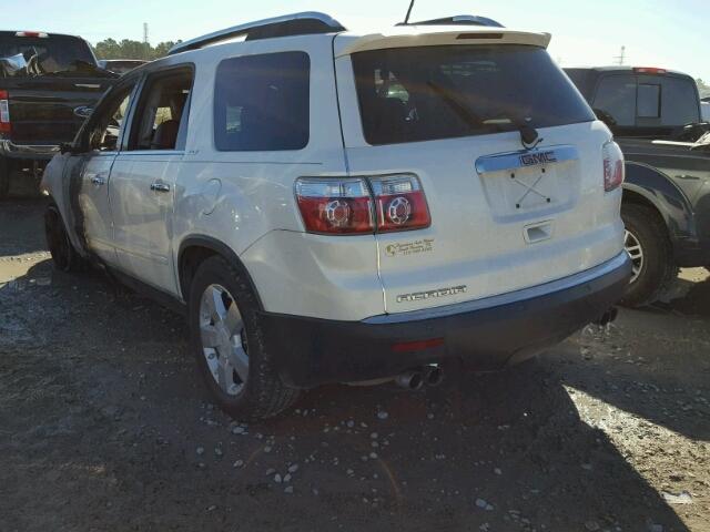 1GKER23717J135965 - 2007 GMC ACADIA SLT თეთრი ფოტო 3