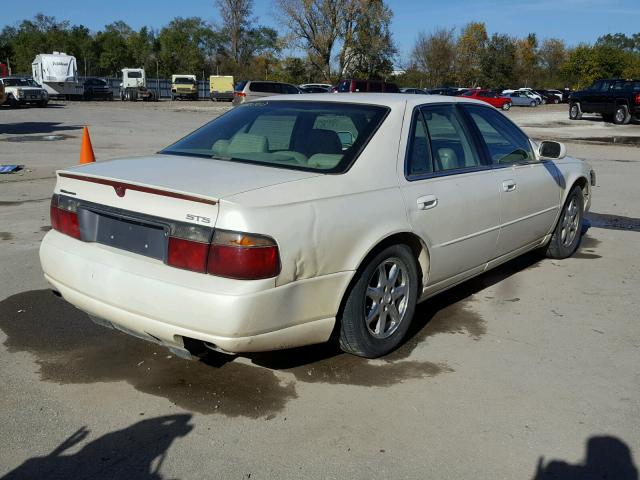 1G6KY5495XU913608 - 1999 CADILLAC SEVILLE WHITE photo 4