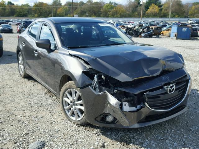 JM1BM1V75F1256338 - 2015 MAZDA 3 TOURING GRAY photo 1