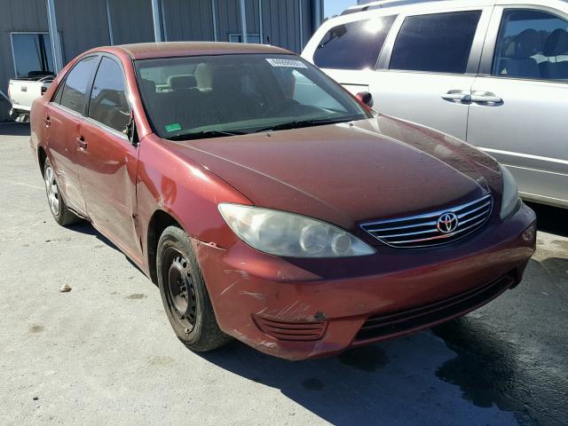 4T1BE32K55U076481 - 2005 TOYOTA CAMRY LE მუქწითელი ფოტო 1