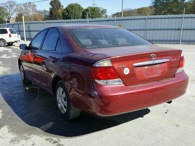 4T1BE32K55U076481 - 2005 TOYOTA CAMRY LE MAROON photo 3