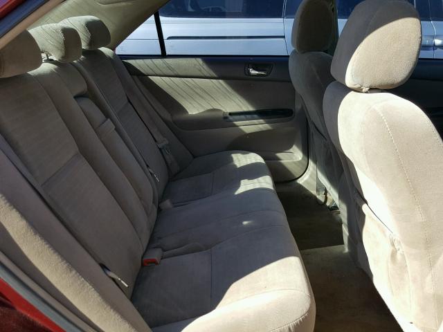 4T1BE32K55U076481 - 2005 TOYOTA CAMRY LE მუქწითელი ფოტო 6
