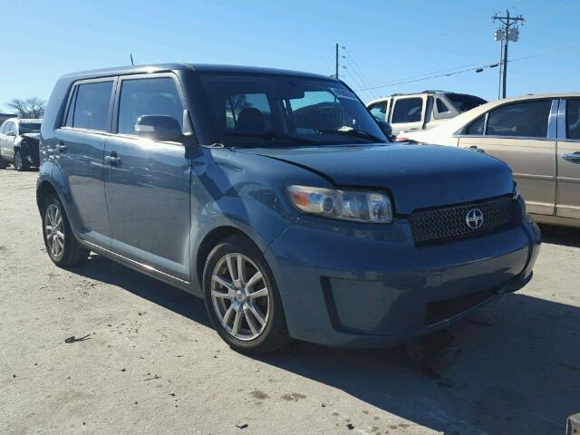 JTLKE50E081056727 - 2008 TOYOTA SCION XB BLUE photo 1