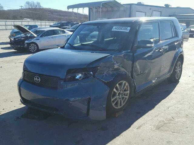 JTLKE50E081056727 - 2008 TOYOTA SCION XB BLUE photo 2