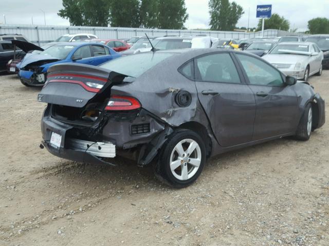 1C3CDFBB5GD728066 - 2016 DODGE DART SXT CHARCOAL photo 4