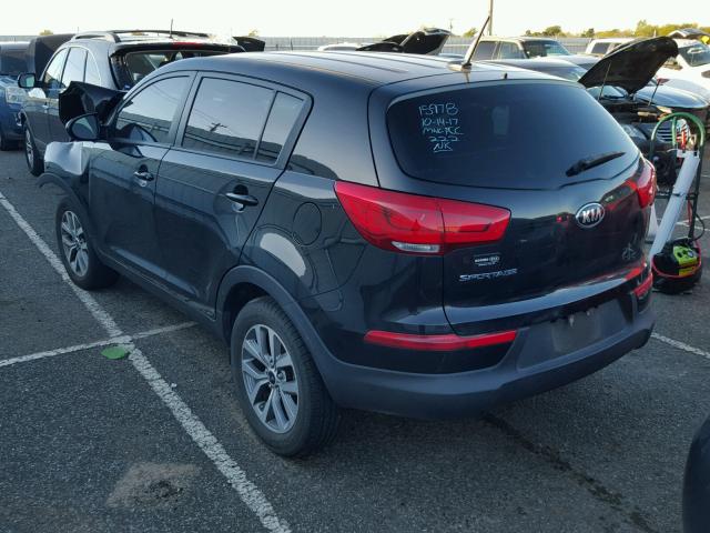 KNDPB3ACXF7726001 - 2015 KIA SPORTAGE L BLACK photo 3