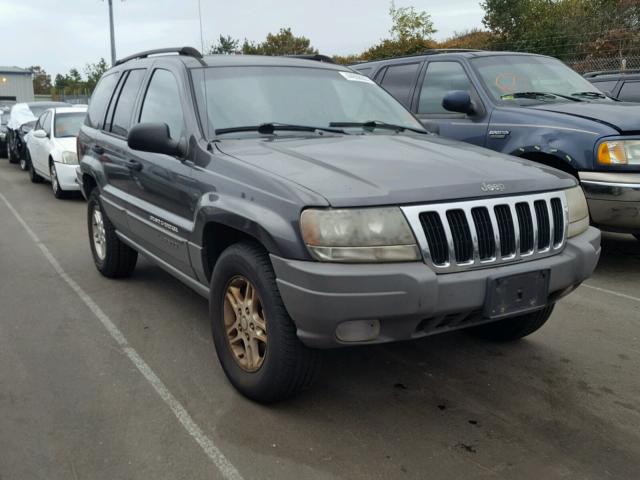 1J4GW48N82C242843 - 2002 JEEP GRAND CHER GRAY photo 1