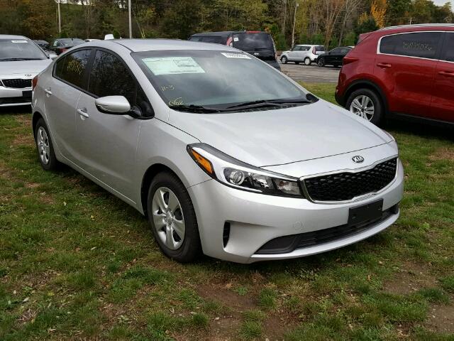 3KPFK4A71HE088499 - 2017 KIA FORTE SILVER photo 1