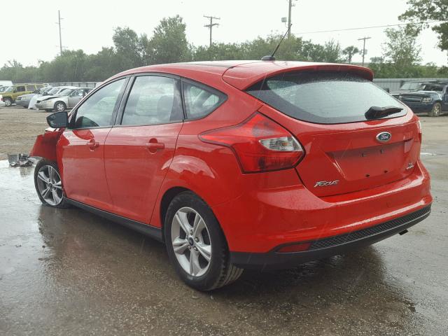 1FADP3K27EL462757 - 2014 FORD FOCUS SE RED photo 3