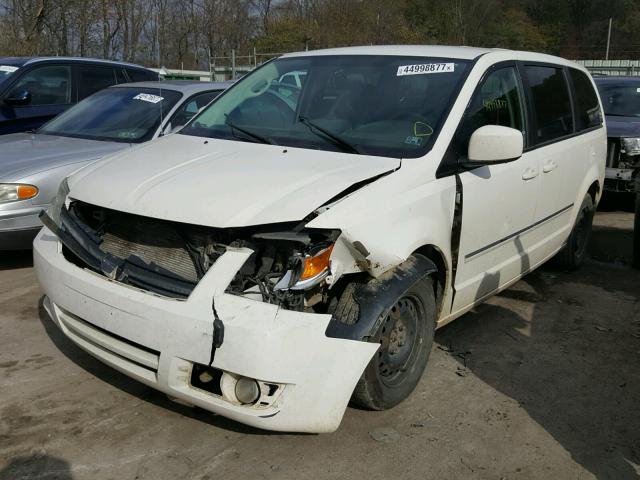 2D8HN54P08R102202 - 2008 DODGE GRAND CARA WHITE photo 2