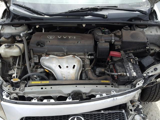 JTKDE177150033374 - 2005 TOYOTA SCION TC SILVER photo 7