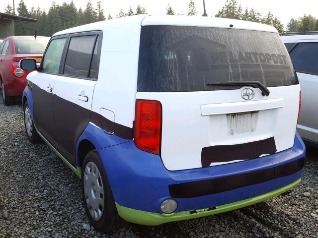 JTLKE50E181042206 - 2008 TOYOTA SCION XB Екі түсті фото 3