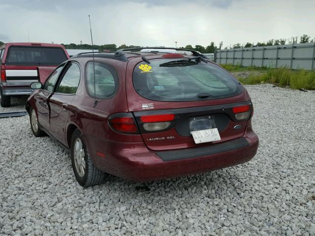 1FAFP59S04A139560 - 2004 FORD TAURUS SEL MAROON photo 3