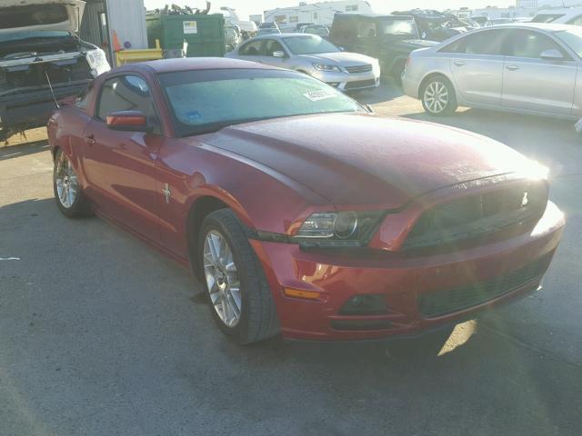 1ZVBP8AM8E5206890 - 2014 FORD MUSTANG RED photo 1