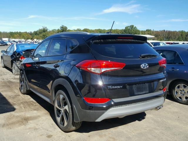 KM8J33A25HU373628 - 2017 HYUNDAI TUCSON LIM BLACK photo 3