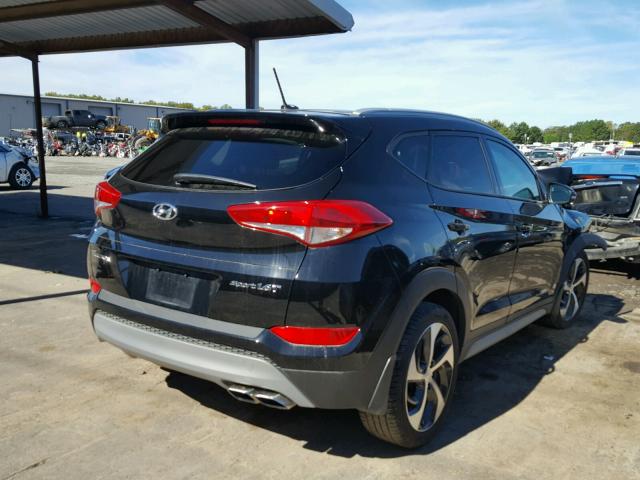 KM8J33A25HU373628 - 2017 HYUNDAI TUCSON LIM BLACK photo 4