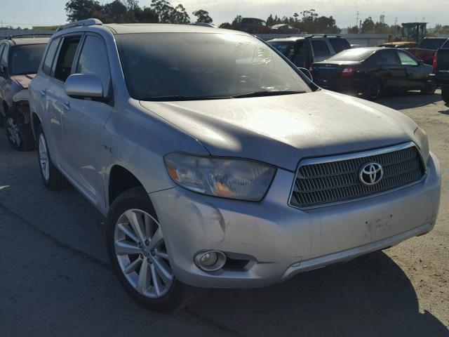 JTEEW44A382004439 - 2008 TOYOTA HIGHLANDER SILVER photo 1