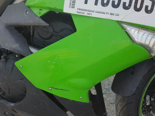 JKAEXEC159DA24445 - 2009 KAWASAKI EX650 C 绿色 照片 9