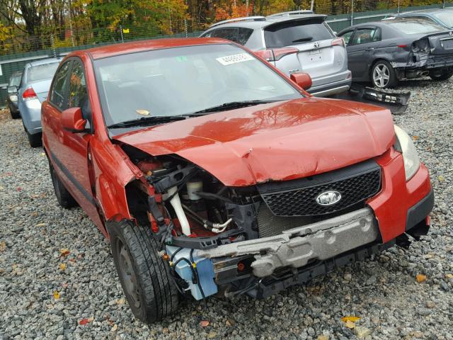 KNADE123X66049774 - 2006 KIA RIO RED photo 1