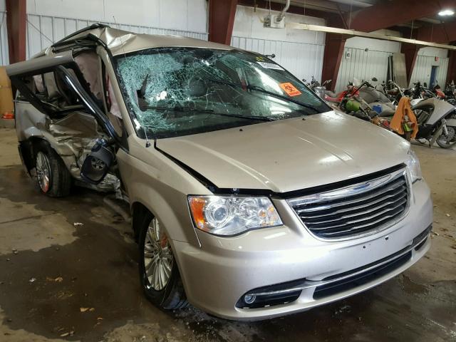 2C4RC1GG7DR745993 - 2013 CHRYSLER TOWN & COU GOLD photo 1