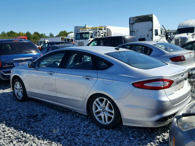 3FA6P0H75DR211567 - 2013 FORD FUSION SE SILVER photo 3