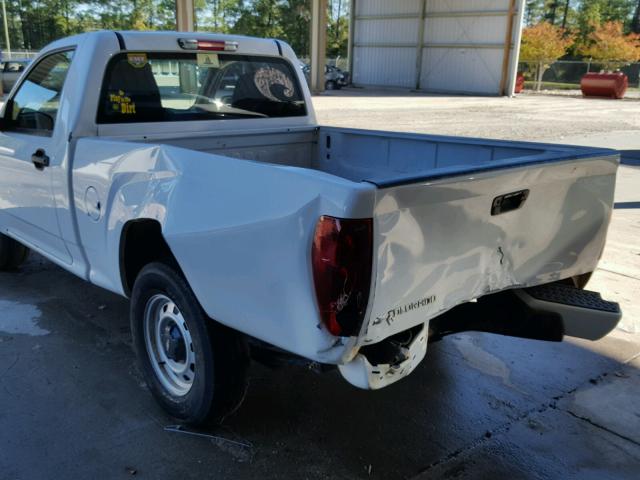 1GCCSBF92B8122873 - 2011 CHEVROLET COLORADO WHITE photo 9