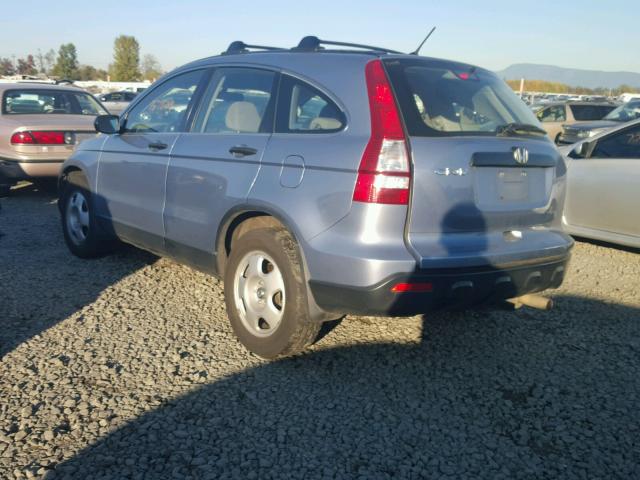 JHLRE483X8C015486 - 2008 HONDA CR-V BLUE photo 3