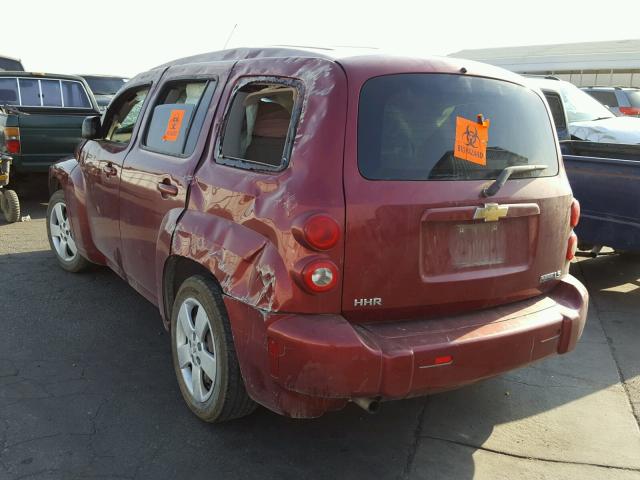 3GNCA13B09S505465 - 2009 CHEVROLET HHR LS ბურგუნდია ფოტო 3