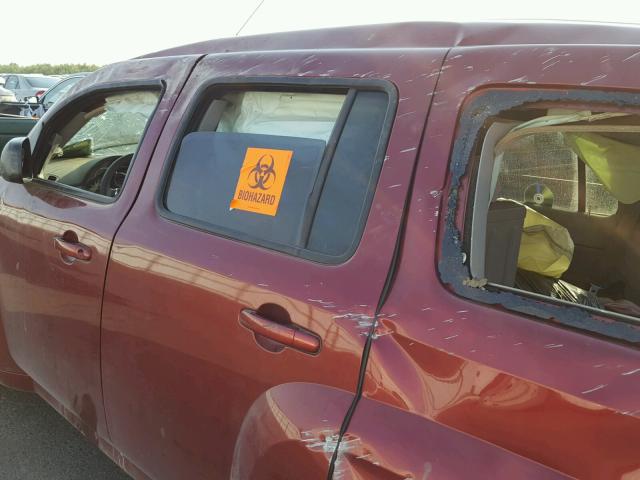 3GNCA13B09S505465 - 2009 CHEVROLET HHR LS ბურგუნდია ფოტო 9